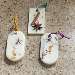 3 Handcrafted Organic Soy Wax Air/Closet Freshener Fall Scent